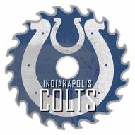 Indianapolis Colts 12" Rustic Circular Saw Sign