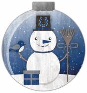 Indianapolis Colts 12" Snow Globe Wall Art