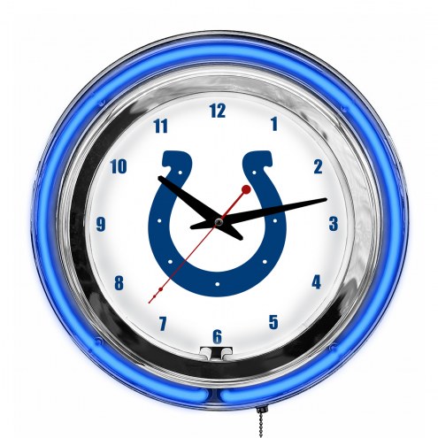 Indianapolis Colts 14&quot; Neon Clock