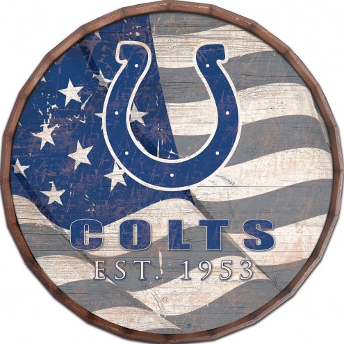 Indianapolis Colts 16&quot; Flag Barrel Top