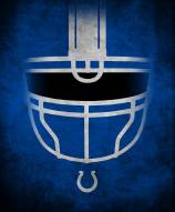 Indianapolis Colts 16" x 20" Ghost Helmet Canvas Print