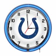 Indianapolis Colts 18" Neon Clock
