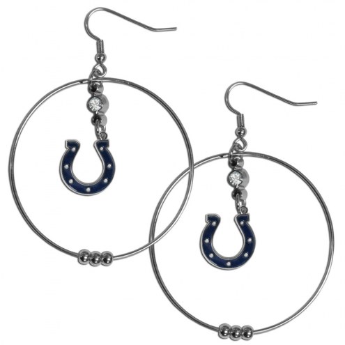 Indianapolis Colts 2&quot; Hoop Earrings