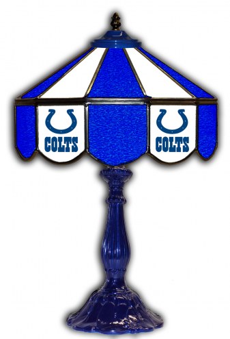 Indianapolis Colts 21&quot; Glass Table Lamp