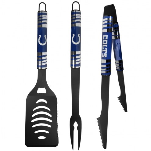 Indianapolis Colts 3 Piece Black Tailgater BBQ Set