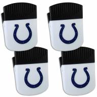 Indianapolis Colts 4 Pack Chip Clip Magnet with Bottle Opener