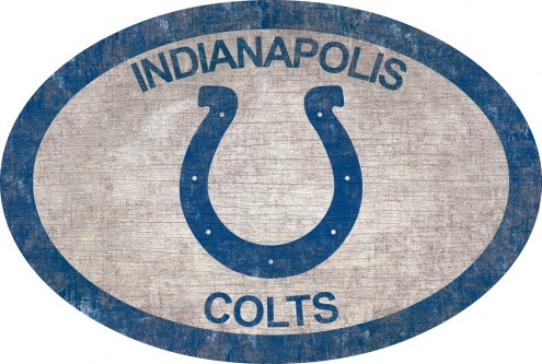 Indianapolis Colts 46&quot; Team Color Oval Sign