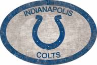 Indianapolis Colts 46" Team Color Oval Sign