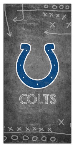 Indianapolis Colts 6&quot; x 12&quot; Chalk Playbook Sign