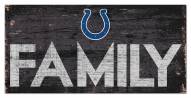 Indianapolis Colts 6" x 12" Family Sign
