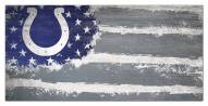 Indianapolis Colts 6" x 12" Flag Sign