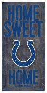 Indianapolis Colts 6" x 12" Home Sweet Home Sign