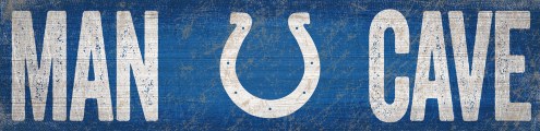 Indianapolis Colts 6&quot; x 24&quot; Man Cave Sign