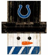 Indianapolis Colts 6" x 5" Snowman Head
