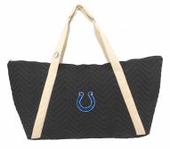 Indianapolis Colts Chevron Stitch Weekender Bag
