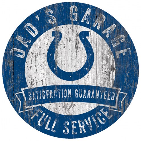 Indianapolis Colts Dad's Garage Sign