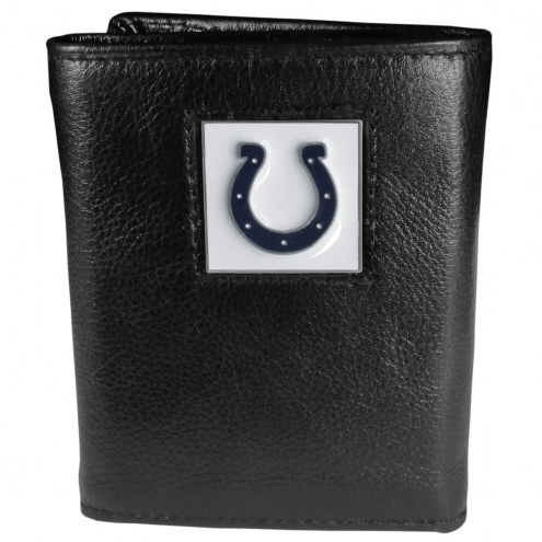 Indianapolis Colts Deluxe Leather Tri-fold Wallet