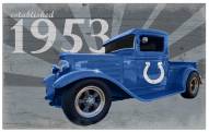 Indianapolis Colts Established Truck 11" x 19" Sign