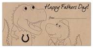 Indianapolis Colts Father's Day Coloring Sign