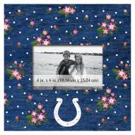 Indianapolis Colts Floral 10" x 10" Picture Frame