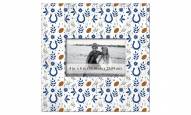 Indianapolis Colts Floral Pattern 10" x 10" Picture Frame