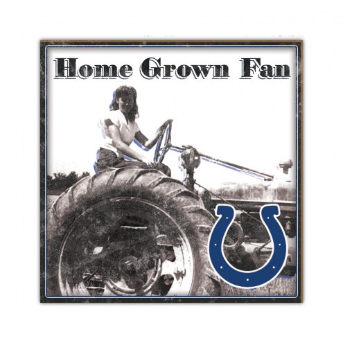 Indianapolis Colts Home Grown 10&quot; x 10&quot; Sign