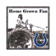 Indianapolis Colts Home Grown 10" x 10" Sign