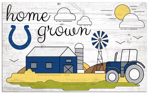 Indianapolis Colts Home Grown 11&quot; x 19&quot; Sign