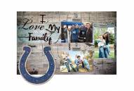 Indianapolis Colts I Love My Family Clip Frame
