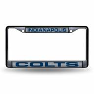 Indianapolis Colts Laser Black License Plate Frame