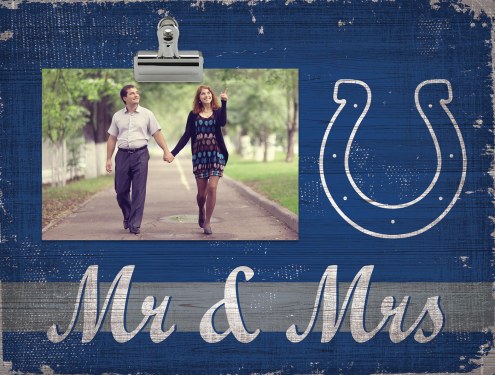 Indianapolis Colts Mr. & Mrs. Clip Frame