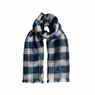 Indianapolis Colts Plaid Blanket Scarf