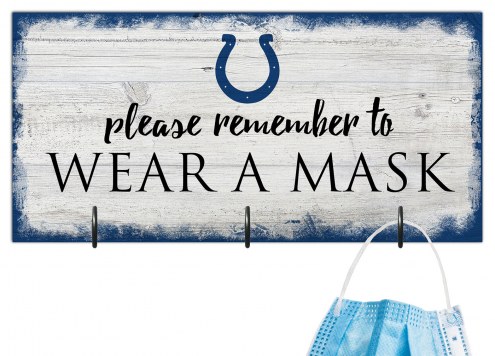 Indianapolis Colts Please Wear Your Mask Sign