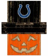 Indianapolis Colts Pumpkin Head Sign