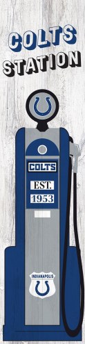 Indianapolis Colts Retro Pump 48&quot; Leaner