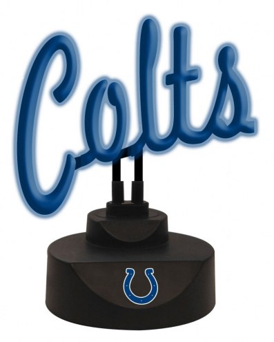 Indianapolis Colts Script Neon Desk Lamp