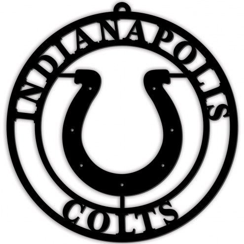 Indianapolis Colts Silhouette Logo Cutout Door Hanger