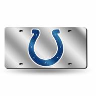 Indianapolis Colts Silver Laser License Plate