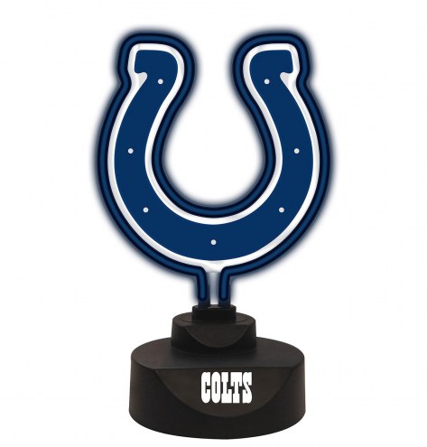 Indianapolis Colts Team Logo Neon Light