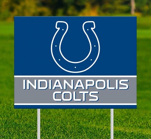 Indianapolis Colts Team Name Yard Sign