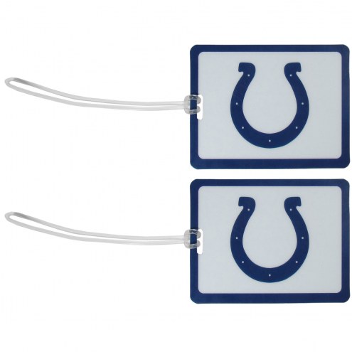 Indianapolis Colts Vinyl Luggage Tag - 2 Pack