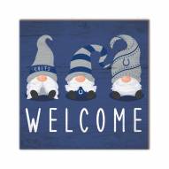 Indianapolis Colts Welcome Gnomes 10" x 10" Sign
