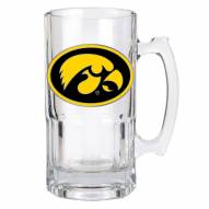 Iowa Hawkeyes College 1 Liter Glass Macho Mug