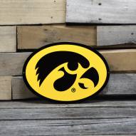Iowa Hawkeyes 12" Steel Logo Sign