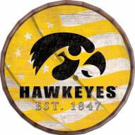Iowa Hawkeyes 16" Flag Barrel Top