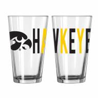 Iowa Hawkeyes 16 oz. Overtime Pint Glass