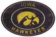 Iowa Hawkeyes 46" Heritage Logo Oval Sign