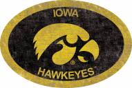 Iowa Hawkeyes 46" Team Color Oval Sign