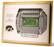 Iowa Hawkeyes 5-Layer StadiumViews 3D Wall Art