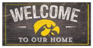 Iowa Hawkeyes 6" x 12" Welcome Sign